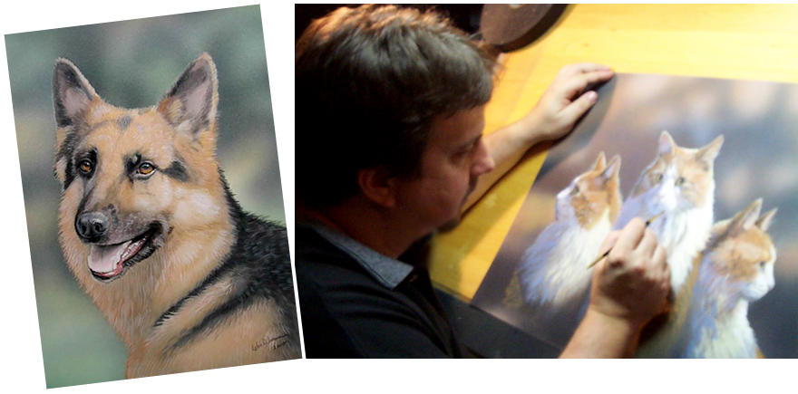 Bill Rebsamen Pet Portraits Art Studio